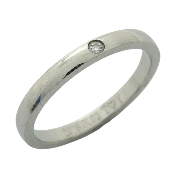 CARTIER Jewelry - Cartier Classic Ring, 1PD (One Diamond), Pt950 Platinum, Size #53, Ladies' Ring